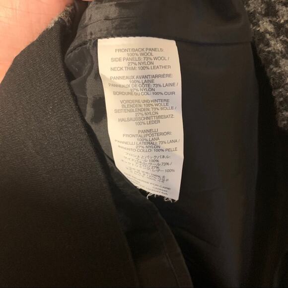 J. Crew Black Wool Houndstooth Side Panel Dress Size 4 - Picture 8 of 10